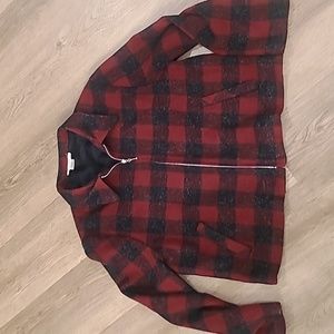 Studio Works Large Red / Black Flannel jacket